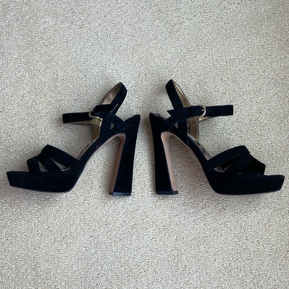 Sam Edelman Taryn suede platform sandals - Picture 10 of 11